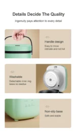 Mini Rice Cooker Automatic Household Kitchen Electric Cooking machine 1-2 People Food Warmer Steamer 1.2L Small Rice Cooker - Image 14