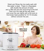 Electric Mini Rice Cooker Portable MultiCooker Household Rice Cookers 12V 24V 220V Pot Cooking Machine Pans For Car Truck Home - Image 10