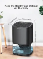 Air Dehumidifier Portable Mute Moisture Absorbers Machine Air Dryer For Home Bedroom Office Kitchen Deodorizer Dryer EU/US plug - Image 11