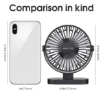 Electric Fan Portable Cooling Laptops Silent USB Fan Three Speed Adjustment for Home Office Desktop Outdoor Camping Mini Fan - Image 14