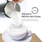 DEVISIB 3 in 1 Electric Milk Frother 300ml Automatic Hot and Cold Foam Maker for Coffee Latte Cappuccino Macchiato Hot Chocolate - Image 2