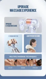 Foreverlily 26W Neck And Shoulder Massager Wireless Shoulder And Back Kneading Massage Shawl Trapezius Neck Cervical masajeador - Image 18