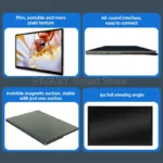 10.5 Inch 2k Portable Touch Screen TV Monitor Mobile for Movie Home Party Office Business Lightweight High-definition Saturation - Image 4