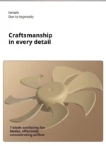 USB Foldable Portable Fan with 8inch 4 Speeds ＆ Timing, Battery Operated Mini Floor Fan for Bedroom, Indoor or Outdoor,Table Fan - Image 19