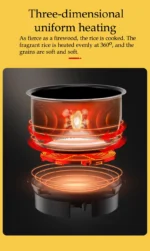 Portable Car Rice Cooker 2L Electric Truck Multi-Cooker Soup Porridge Cooking Food Steamer Electric Lunch Box 12V or 24V - Image 18