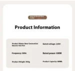 HOMEFISH Multifunctional Rice Cooker Portable Small Travel Electric Kettle Household Hot Pot with 110V US/220V EU Plug - Image 17