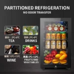 Household refrigerator Small office ice bar Tea refrigerator E-sports hotel display cabinet Beverage wine cabinet - Image 6
