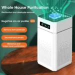 Mute Negative Ion Air Purifier Negative Ion Purification Machine With HEPA Filter Air Cleaner Odor Remover Portable Air Purifier