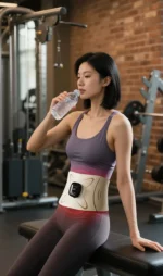 Waist protection belt EMS pulse full combustion waist and abdomen massage micro current hot compress exercise sweating massager - Image 16