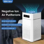 Mute Negative Ion Air Purifier Negative Ion Purification Machine With HEPA Filter Air Cleaner Odor Remover Portable Air Purifier - Image 2