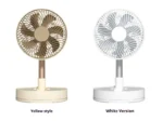 USB Foldable Portable Fan with 8inch 4 Speeds ＆ Timing, Battery Operated Mini Floor Fan for Bedroom, Indoor or Outdoor,Table Fan - Image 24