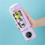 Stainless Steel Electric Blenders 700ml Juice Maker Blender 12 Leaves Strong BPA-free Smoothies/Ice Fruits/Nuts Blender Bottle - Image 11