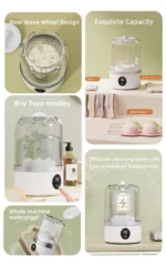 Mini Household Electric Washing Cup Underwear Socks Small Wireless Charging Washing Machine Pet clothes washing machine - Image 11