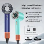 Super Hair Dryer Leafless Hair dryer Personal Hair Care Styling Negative Ion Tool Constant Anion Electric for Dyson Hair Dryers - Image 20