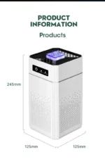 Mute Negative Ion Air Purifier Negative Ion Purification Machine With HEPA Filter Air Cleaner Odor Remover Portable Air Purifier - Image 22