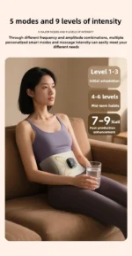 Waist protection belt EMS pulse full combustion waist and abdomen massage micro current hot compress exercise sweating massager - Image 18