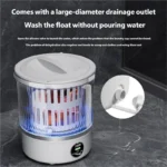 HOMEFISH Dehydrated Underwear Washing Machine Fully Automatic Dormitory Mini Mini Sock and Underwear Washing Machine - Image 3