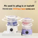 New Wireless Washing Machine Portable Travel Underwear And Socks Laundry Bucket,  Charging Mini Clothes Washing Cup 2-speed Time - Image 5