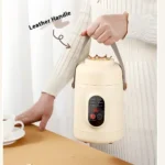 HOMEFISH Multifunctional Rice Cooker Portable Small Travel Electric Kettle Household Hot Pot with 110V US/220V EU Plug - Image 3