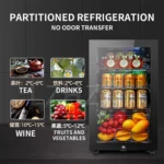 Household refrigerator Small office ice bar Tea refrigerator E-sports hotel display cabinet Beverage wine cabinet - Image 13