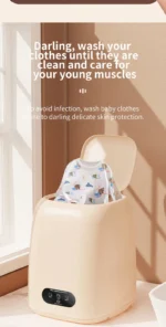 Small Washing Machine for Underwear Children's Clothes mini Washer fully automatic Portable Washing Machine with Spin Dryer 220V - Image 22