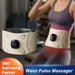 Waist protection belt EMS pulse full combustion waist and abdomen massage micro current hot compress exercise sweating massager - Image 2