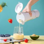 Stainless Steel Electric Blenders 700ml Juice Maker Blender 12 Leaves Strong BPA-free Smoothies/Ice Fruits/Nuts Blender Bottle - Image 6