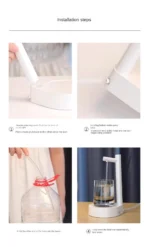 Portable Desktop Electric Water Dispenser Rechargeable Bottle Barreled Gallon Pump Automatic Drink Water Machine Juice Dispenser - Image 19