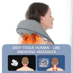 Foreverlily 26W Neck And Shoulder Massager Wireless Shoulder And Back Kneading Massage Shawl Trapezius Neck Cervical masajeador - Image 39