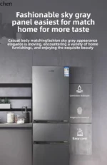 ZML  household double door three door large capacity refrigeration and freezing energy saving first-class energy efficiency - Image 5