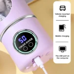 Stainless Steel Electric Blenders 700ml Juice Maker Blender 12 Leaves Strong BPA-free Smoothies/Ice Fruits/Nuts Blender Bottle - Image 2