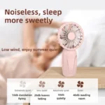 Portable Handheld Small Fan ABS Lightweight Cute Appearance USB Rechargeable Mini Fan for On Go Cooling Portable Mini Pocket Fan - Image 4