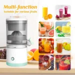 Portable Electric Juicer USB Rechargeable Wireless Mini Fruit Blender Automatic Juice Squeezer for Home Travel Office - Image 5