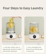 Mini Household Electric Washing Cup Underwear Socks Small Wireless Charging Washing Machine Pet clothes washing machine - Image 18