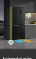 Large-capacity side-by-side home refrigerator with air-cooled frost-free technology and inverter-driven quiet operation - Image 9