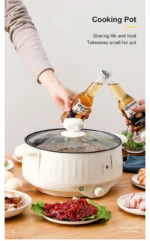 220V Multi Cookers Single/Double Layer Electric Pot 1-2 People Household Non-stick Pan Hot Pot Rice Cooker Cooking Appliances - Image 9