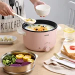 Electric cooking 2L dormitory student pot multi-functional instant noodles small electric pot low power electric hot pot - Image 4
