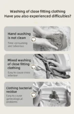 Mini Washing Machine Household Electric Washing Cup Underwear Socks Small Wireless Charging Washing Machine - Image 10
