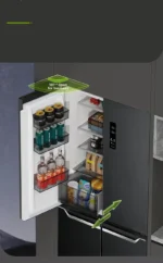 Large-capacity side-by-side home refrigerator with air-cooled frost-free technology and inverter-driven quiet operation - Image 13