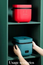 Mini Rice Cooker Automatic Household Kitchen Electric Cooking machine 1-2 People Food Warmer Steamer 1.2L Small Rice Cooker - Image 19