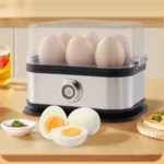 DayPlus Egg Boiler, 6 Eggs Capacity Cooker for Soft,Multi-use Space Saving Food Steamer for Corn, Vegetable, Dumplings - Image 9