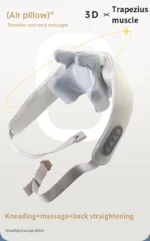 Foreverlily 26W Neck And Shoulder Massager Wireless Shoulder And Back Kneading Massage Shawl Trapezius Neck Cervical masajeador - Image 31