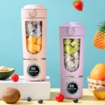 Stainless Steel Electric Blenders 700ml Juice Maker Blender 12 Leaves Strong BPA-free Smoothies/Ice Fruits/Nuts Blender Bottle
