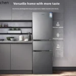 ZML  household double door three door large capacity refrigeration and freezing energy saving first-class energy efficiency