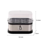 DayPlus Egg Boiler, 6 Eggs Capacity Cooker for Soft,Multi-use Space Saving Food Steamer for Corn, Vegetable, Dumplings - Image 8