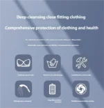 HOMEFISH Dehydrated Underwear Washing Machine Fully Automatic Dormitory Mini Mini Sock and Underwear Washing Machine - Image 13