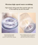 New Wireless Washing Machine Portable Travel Underwear And Socks Laundry Bucket,  Charging Mini Clothes Washing Cup 2-speed Time - Image 17