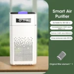 Mute Negative Ion Air Purifier Negative Ion Purification Machine With HEPA Filter Air Cleaner Odor Remover Portable Air Purifier - Image 8