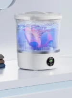 HOMEFISH Dehydrated Underwear Washing Machine Fully Automatic Dormitory Mini Mini Sock and Underwear Washing Machine - Image 16