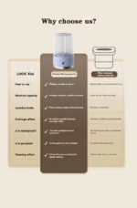 New Wireless Washing Machine Portable Travel Underwear And Socks Laundry Bucket,  Charging Mini Clothes Washing Cup 2-speed Time - Image 13